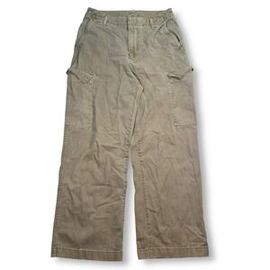 GAP Cargo‎ Pants Wide Leg Khaki Casual Utility Trousers Women's Size 6